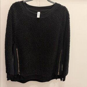 Varley Black Textured Sweatshirt